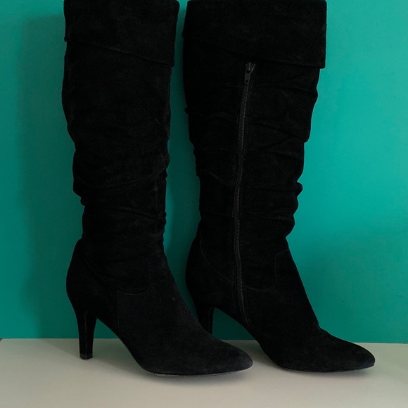2/$50💥Black Suede Vaneli Boots - Picture 3 of 7